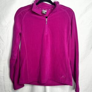 Nike ACG Womens Size Medium Fushia 1/4 Zip Long Sleeve Fleece Pullover Jacket